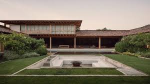 Mexican Hacienda In Volcanic Stone