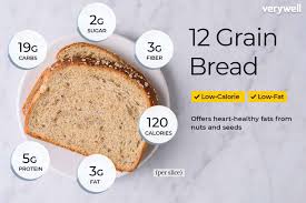 12 grain bread nutrition facts and