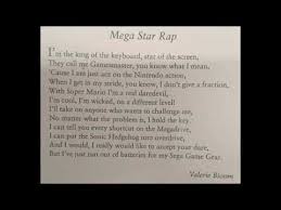 via sad and useless you may also like: Mega Star Rap By Valerie Bloom Youtube