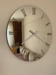 Mirror Clock For Wallreal Mirror Modern