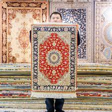 red carpet small persian handmade silk