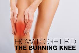 burning knee braces