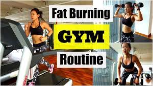 my fat burning gym routine treadmill