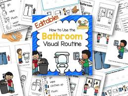 Bathroom Visual Routine Cdo 4s Classroom Routines Pre