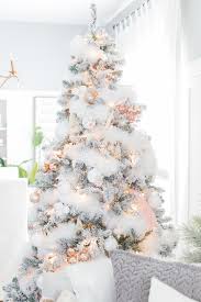 blush and copper christmas tree