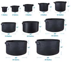 Sold & shipped by dropair. Grow Bags 15 Packs Fabric Grow Bags Smart Pots Container 5 Gallon New Grow Bags Plant Containers One Acleaning Com