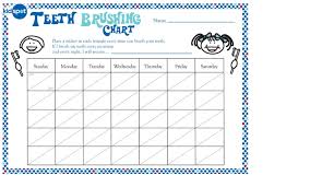 Printable Routine Chart For Kids Kids Teeth Cleaning Chart