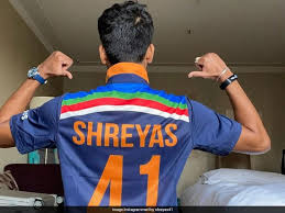 India team cricket jersey 2021 indian shirt ipl odi t20 world cup. new balance 2019 england cricket odi cap. Shreyas Iyer Flaunts New India Jersey See Pics Cricket News