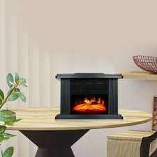 Mini Electric Fireplace Mantel Tv Stand