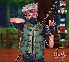 Etho redesign! I tried to make him similar enough to his original  Kakashi-look to be recognizable and different enough to suit himself! (I  also designed a skin version) check my comment for