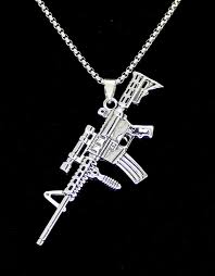 ar 15 gun pendant 24 box stainless