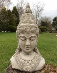 Reconstituted Stone Large Buddha Head