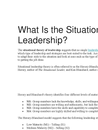 buy online situational leadership theory hersey and blanchard 