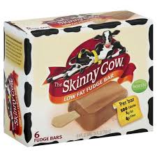 skinny cow fudge bars low fat 6 ct