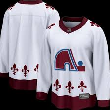 The colorado avalanche are a team whose design has seen considerable change throughout their history, largely in part due to relocation, but also the burgundy became increasingly darker, as seen in the above picture. Colorado Avalanche Reverse Retro Jersey Canadian Tire