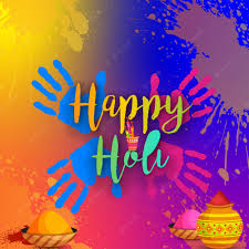 Premium Vector | Happy holi greetings blue yellow purple colourful indian hinduism festival social media background