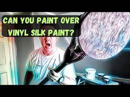 Over Vinyl Silk With Matt Paint