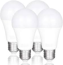 Amazon Com Hengbo A19 Led Bulb 100 Watt Equivalent 1200 Lumens Medium Screw Base Non Dimmable Light Bulb 6500k Daylight White 4 Pack Home Improvement