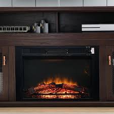 Electric Fireplace And Storage Shelves