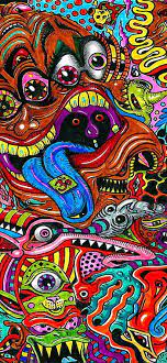 dark psychedelic hd phone wallpaper