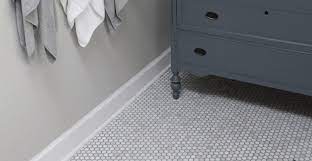 farmhouse bathroom floor tile west