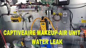 captive aire makeup air water leak