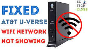 fixed at t u verse wifi network not