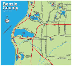 Inland Lakes Fishing Map Benzie County