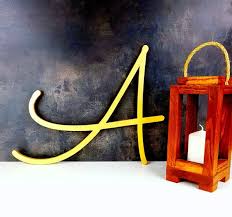Custom Wood Wall Alphabet Letters