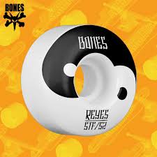 Bones Wheels Stf Pro Reyes Ying Yang 52 Mm Skateboard Street Wheels