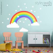 Rainbow Wall Decal Rainbow Wall Sticker
