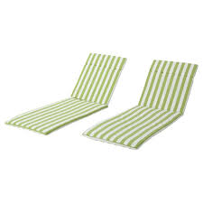 M Set Of 2 Chaise Lounge Cushions