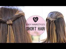 easy hairstyles for short hair you