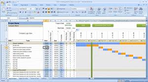 How Dates Work In Excel Schedule With Gantt Chart