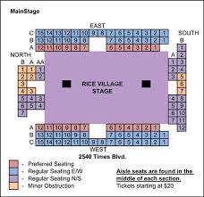 Main Street Theater Seating Chart Theatre In Houston