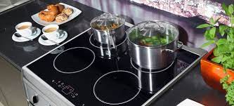 induction cooktop with a blown fuse