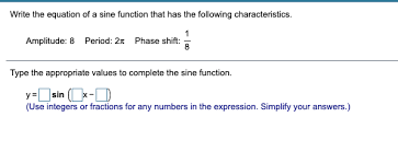 Equation Of A Sine Function