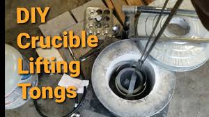 diy crucible lifting tongs for foundry