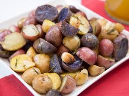 roasted baby potatoes with rosemary and