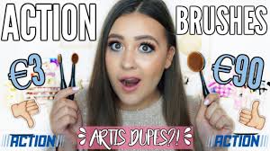 action your makeup brush collection