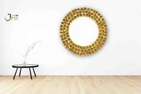 Buy Luxury Rose Gold Mirror For Wall
