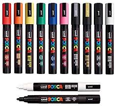 The widespread use of posca is attested by numerous mentions by ancient sources ranging from the. Uni Posca Pc 5m Paint Pen Art Marker Stift Professionelles Set Mit 12 Stiften Extra Schwarz Und Weiss Amazon De Burobedarf Schreibwaren