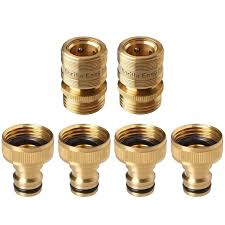 Solid Brass Brass Hose Connector