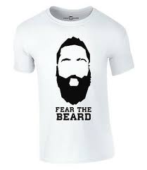 Behind the beard | e:60. Fear The Beard T Shirt 2017 New James Harden Houston Rockets Nba Ebay