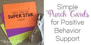 simple punch cards for positive