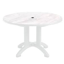 Aquaba 48 Inch Round Table Plastic