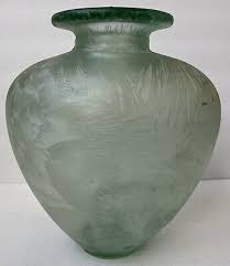 Recycled Glass Art Vase Made In Spain