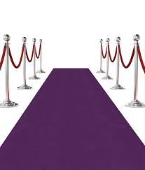 deluxe purple event carpet runner