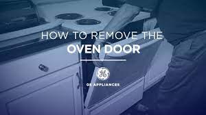 How to Remove the Oven Door - YouTube