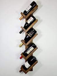 Luxury Solid Oak Wall Mounted Wine Rack